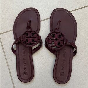 Tory Burch plum colored sandals - size 9